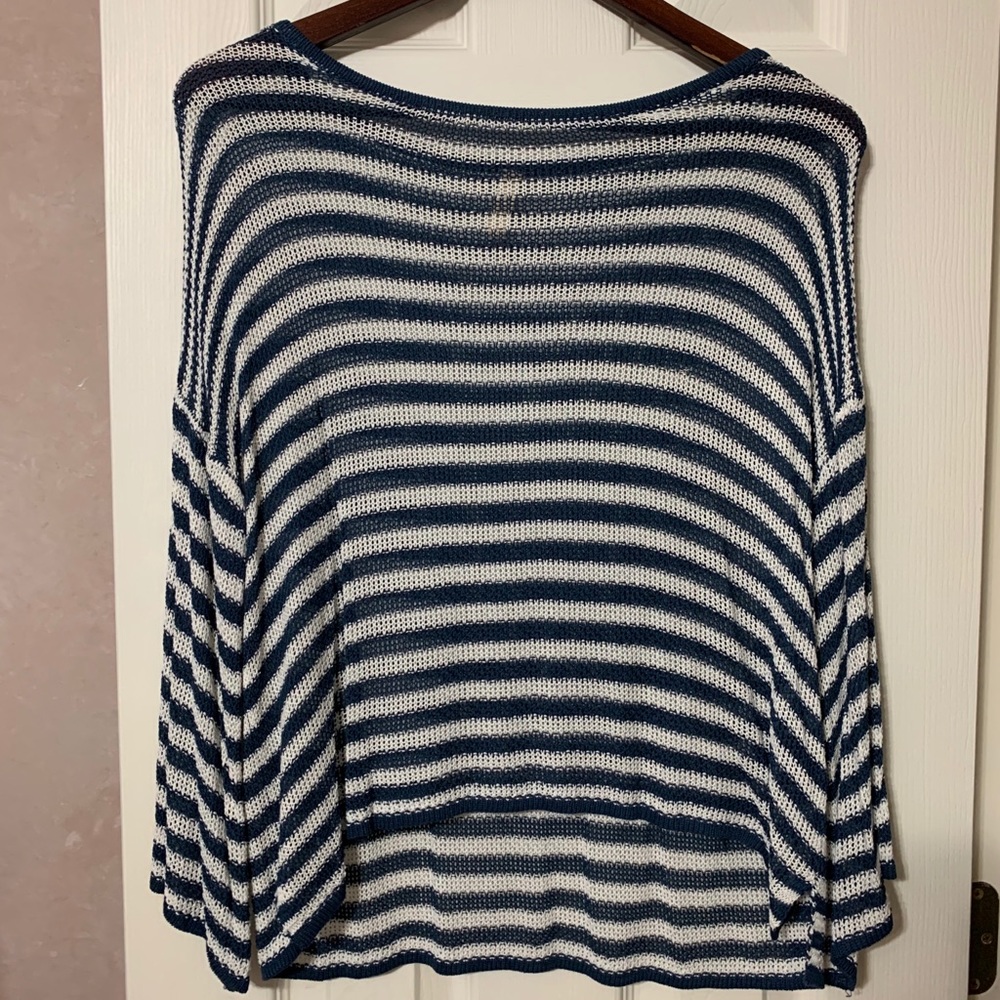 Sheer Striped Sweater